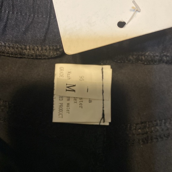 Black drawstring elastic waist pants - Picture 5 of 6